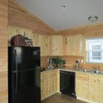 Red Cedar Accent Walls in Kitchen